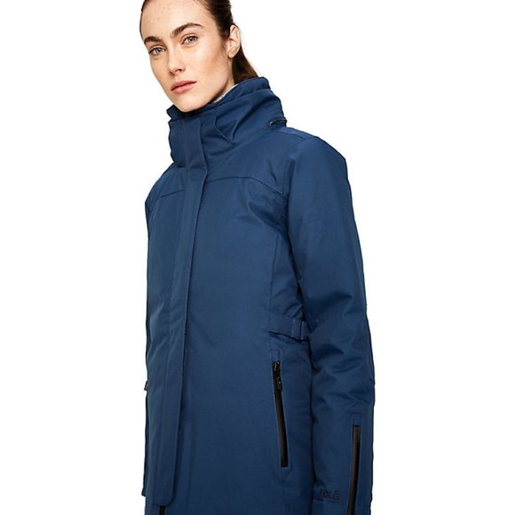 Beautiful NWT Lolë Brand Down Parka Blue Jacket S - Picture 5 of 7